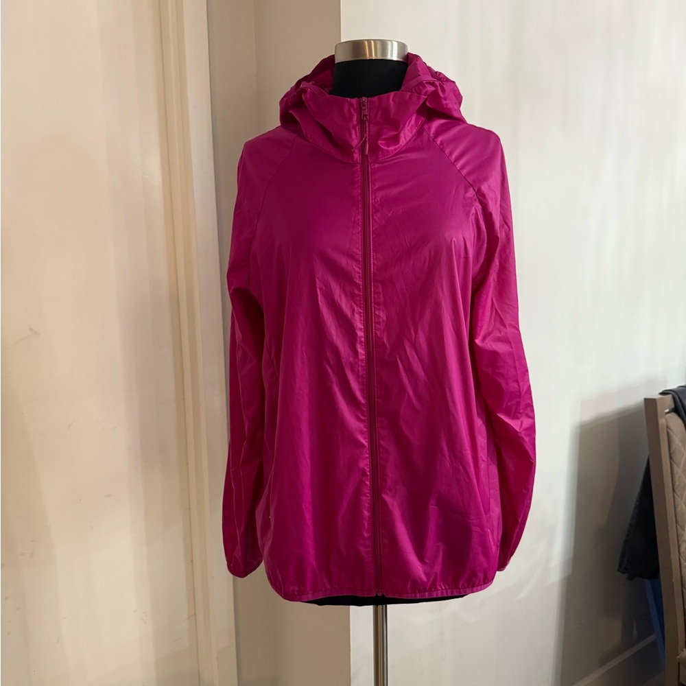 Uniqlo Women's Pink Hooded Jacket